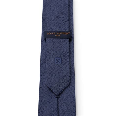 cravate louis vuitton bleu|cravate monogram homme.